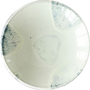 江南生活粗陶北欧极简复古6寸碟子家用餐具甜品干果骨碟凉菜盘