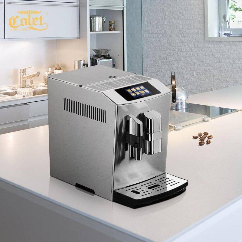 卡伦特S7-2触屏一键全自动咖啡机家用商用打奶泡磨豆一体机.国潮