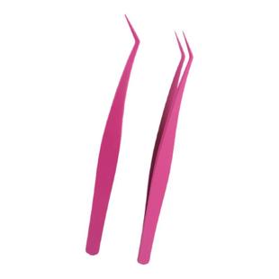 不粘胶镊子新手专用防粘金羽夹高精密专业美睫嫁接假睫毛工具