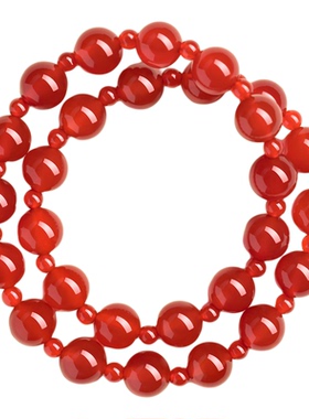 许我耀眼赵露思同款红玛瑙手链