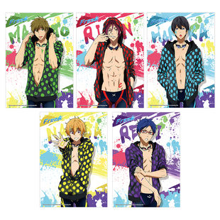 【清仓】Free!男子游泳部正版周边海报七濑遥橘真琴松冈凛叶月渚