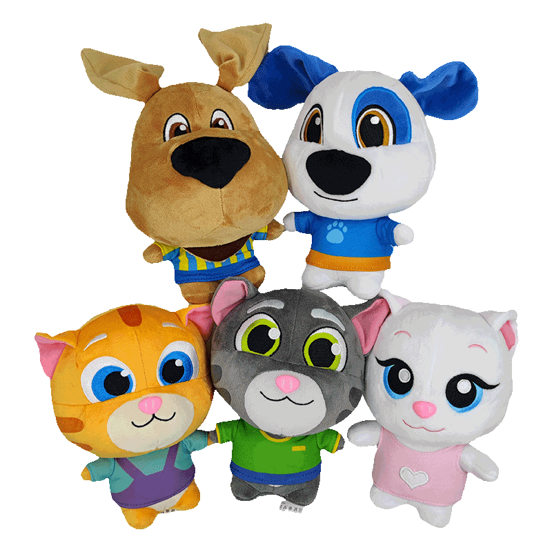 汤姆猫家族小玩偶毛绒玩具猫咪女孩布娃娃跑酷公仔抱枕儿童礼物男