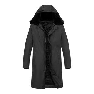 军大衣男装冬季加厚冷冻库防寒服东北加长款棉大衣老式军绿棉袄