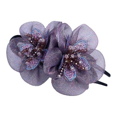 发鱼夹头饰发后脑勺顶夹SLG中号发卡花夹朵三齿鸭嘴嘴夹抓夹盘头