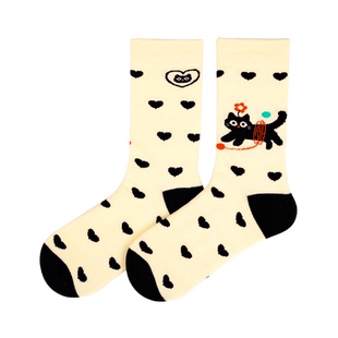 【萌猫福运袜】Walki踩点喵星梦境中筒女袜大童袜-喵心游戏 可爱