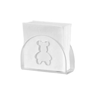 轻奢透明加厚亚克力纸巾夹定制高档西餐厅日料咖啡厅桌面吧台立式纸巾收纳架水晶条纹酒店宾馆纸巾座个性定做