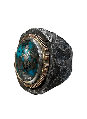 跋折罗VAJRA手工纯银戒指