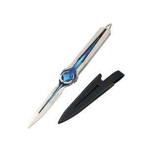 【官方正品】三角洲行动周边北极星弹簧刀模型合金未开刃玩具刀