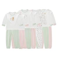 拉比嬰兒純棉內(nèi)衣空調(diào)服2套裝
