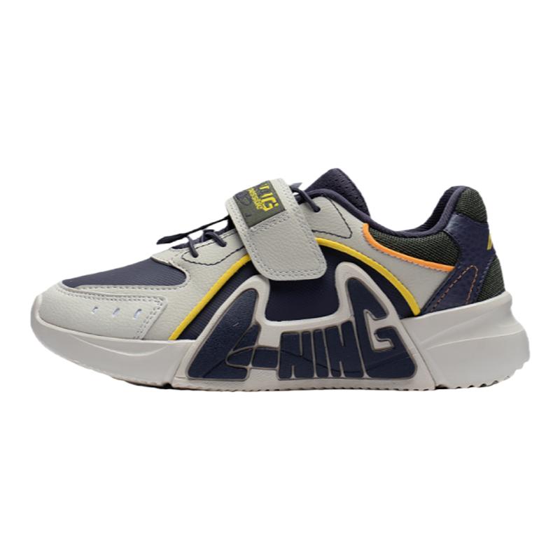 李宁减震男女儿童透气运动鞋复古