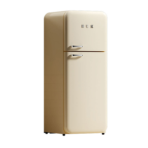 HCK双门复古冰箱冰吧家用嵌入