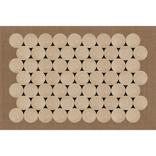 地毯客厅中古风美式复古原木美拉德免洗可擦沙发毯免打理卧室地垫