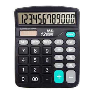 晨光多功能计算器办公会计专用计算机商用太阳能学生真人发音语音小号便携双电源桌面型便捷办公用品大号专用