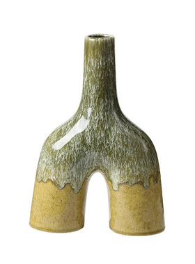 新中式现代抽象窑变釉陶瓷花器