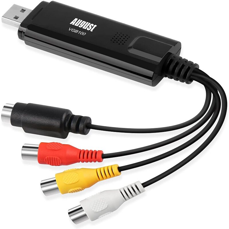 August USB2.0 视频&音频采集卡 DVD刻录软件 DVD刻录软件VGB100