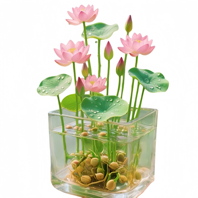 室内水培碗莲荷花种子四季开花