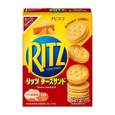 日本直邮RITZ乐之芝士夹心饼干