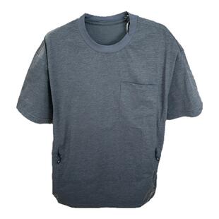 @潮流兼户外类型侧边网眼速干凉感透气夏季男士休闲口袋短袖T恤杉