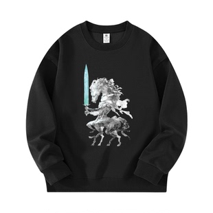 TOPIZ.艾尔登法环黑魂血源只狼TORCHTORCH圆领卫衣周边联名