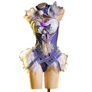 猫漫MOMENT永劫无间cos殷紫萍-铸神天禄瑞光cosplay动漫连体衣女