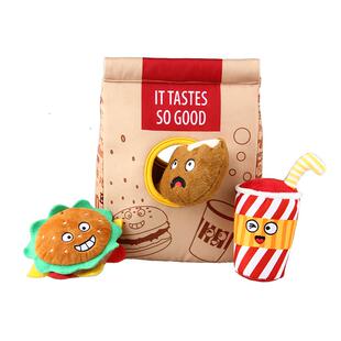 GiGwi贵为狗狗玩具毛绒发声耐咬掏掏乐益智磨牙宠物自嗨解闷神器