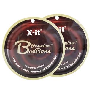 xit咖啡糖香润糖富含维c上学上班开车冰咖啡风味润喉糖15g