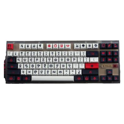 八戒PBT键帽KCA高度热升华