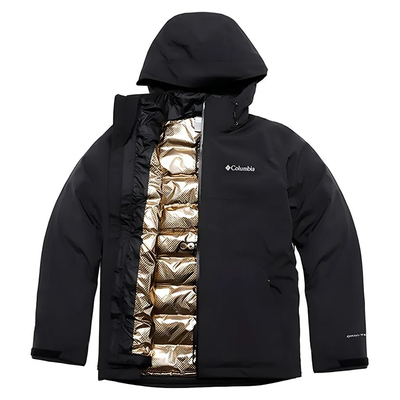哥伦比亚防水保暖三合一男冲锋衣