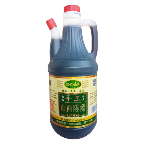 山西特产桶装农家用食用正宗手工纯粮酿造老香清徐陈醋800毫升3壶