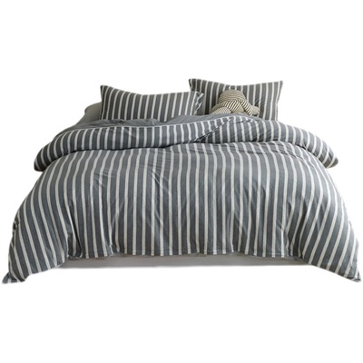 SANDMAN天竺棉纯棉小条纹