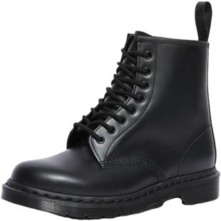 Dr.Martens马丁博士1460 Pascal MONO秋冬荔枝纹软皮黑色女马丁靴