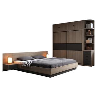 北欧卧室家具套装组合全屋主卧家用床和衣柜整套家具成套婚房家私