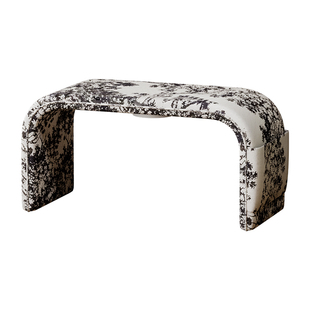 入户换鞋凳中古风家用门口鞋柜坐凳一体轻奢高级感进门凳不占空间