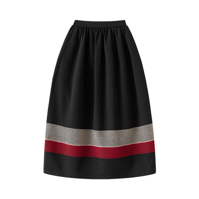 刺绣半身裙VERSELET半裙度假