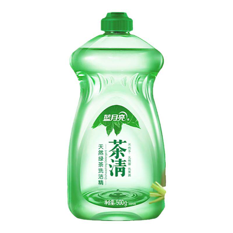 绿茶清香洗洁精蓝月亮去油不伤手