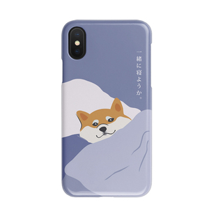 猫泽之岛狗年新柴犬情侣可爱狗狗适用iPhoneX/XSMAX/XR苹果手机壳