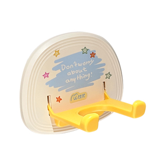 吹风机置物架壁挂式免打孔可折叠浴室收纳卫生间奶油风电吹风支架