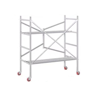 折叠脚手架全套厂家直销装修家用梯子刮腻子粉升降多功能手脚架子