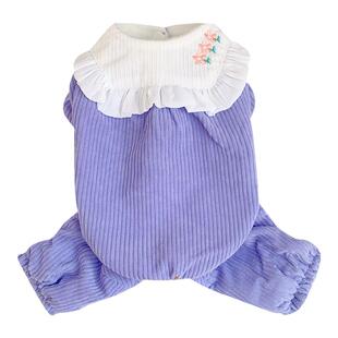 狗狗衣服秋冬款宠物泰迪比熊雪纳瑞柴犬约克夏小狗加厚保暖四脚衣