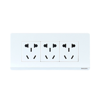 飞利浦家用面板多孔开关插座