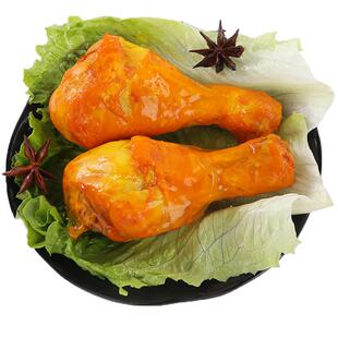 雄鹰100克盐焗鸡腿微辣五香卤味琵琶腿乡巴风味即食熟食包邮便宜