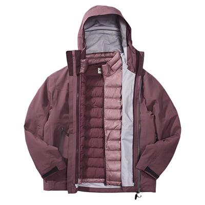 瞬时山野Monterest空山雨3in1户外C6防泼水三合一冲锋衣羽绒服男
