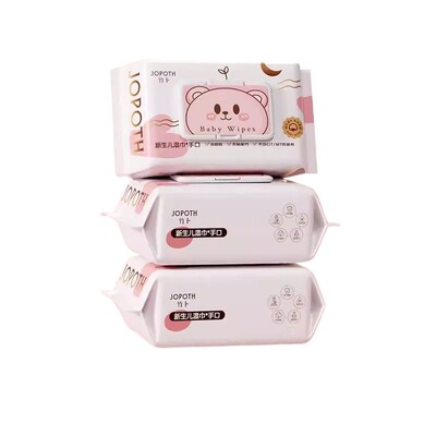 婴儿湿巾加大加厚手口湿纸巾整箱80抽大包亲肤家用儿童湿巾