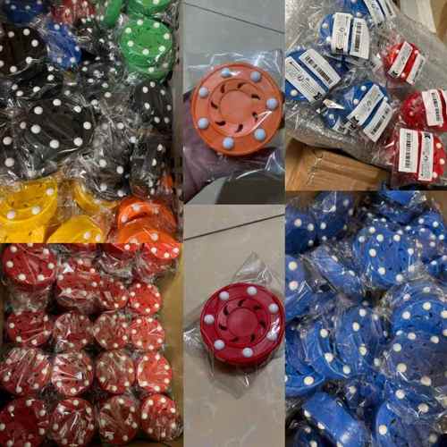 轮滑球陆地成人儿童直扁专业球排轮滑曲棍球冰球圆球饼饼旱地球球