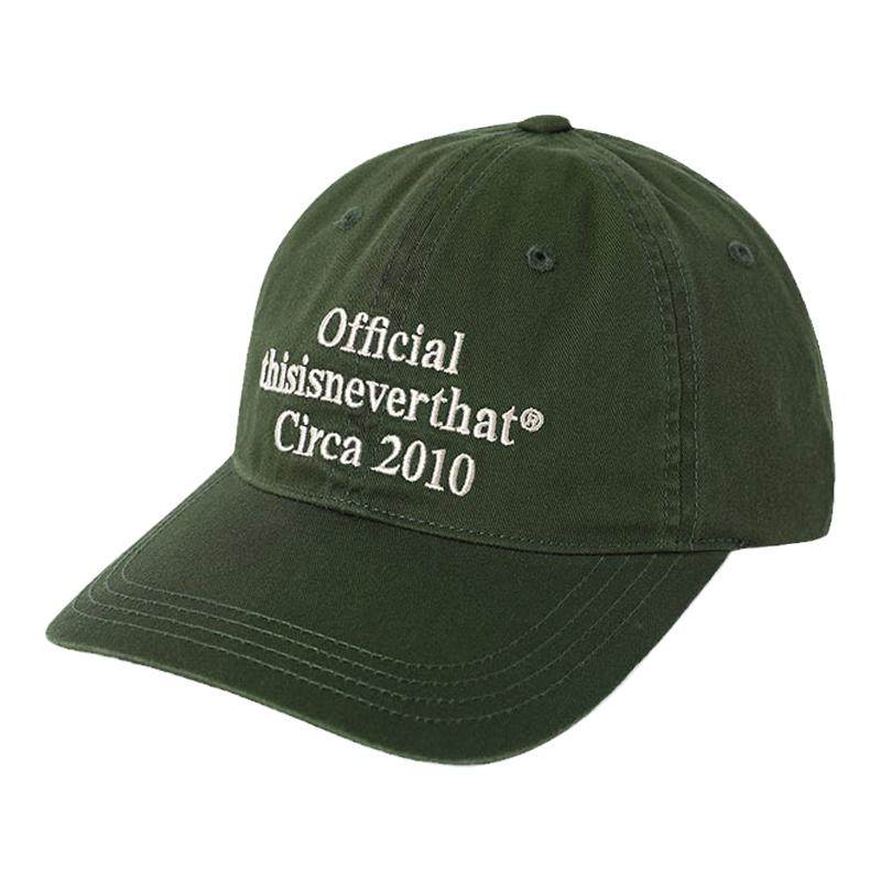 thisisneverthat® Times Cap 新款纯色字母刺绣鸭舌棒球帽