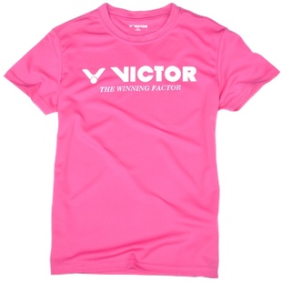 VICTOR胜利羽毛球服女款运动服T恤1137威克多速干3116快干圆领