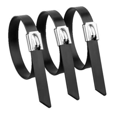 304不锈钢包塑扎带船用金属扎带