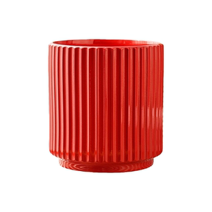 陶瓷年霄花盆大号特大号家用大厅中国红花盆绿萝兰花盆带托盘特价