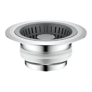 厨房洗菜盆漏水塞洗碗池水槽下水器塞子配件防臭弹跳芯过滤网神器