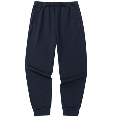 安踏加绒冬季运动裤束脚保暖长裤